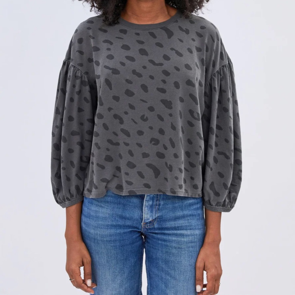NWT Anthropologie x Clare V Drop Shoulder Tee Size XL
